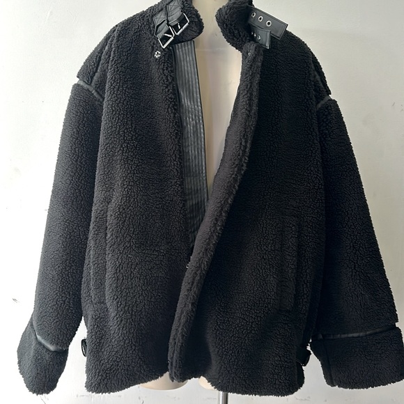 ASOS Brand Sherpa Jacket Large Oversized - Picture 1 of 3